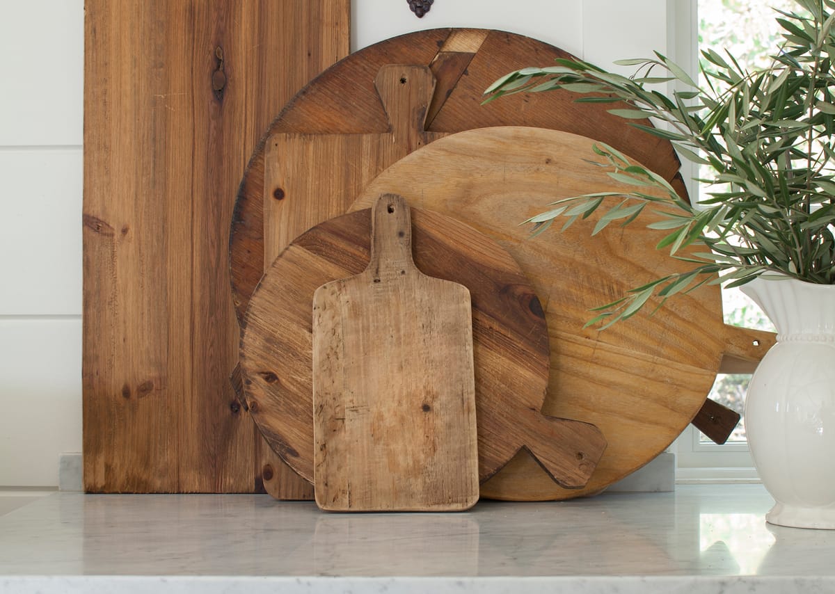 Round Elm Bread Board — Collection Eleven